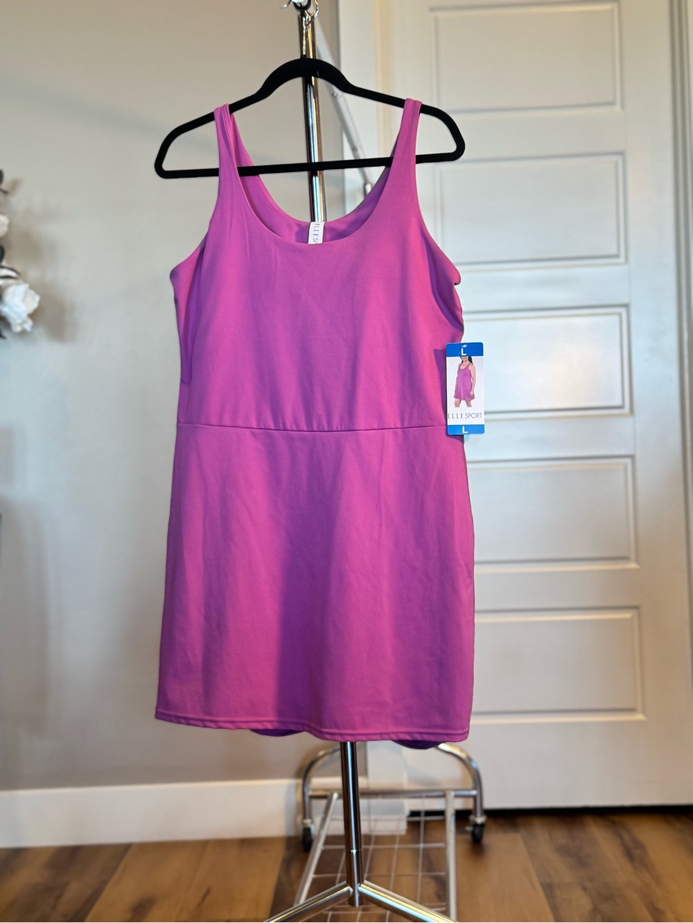 Girls' Sleeveless Pink Tank Dress - Unbranded